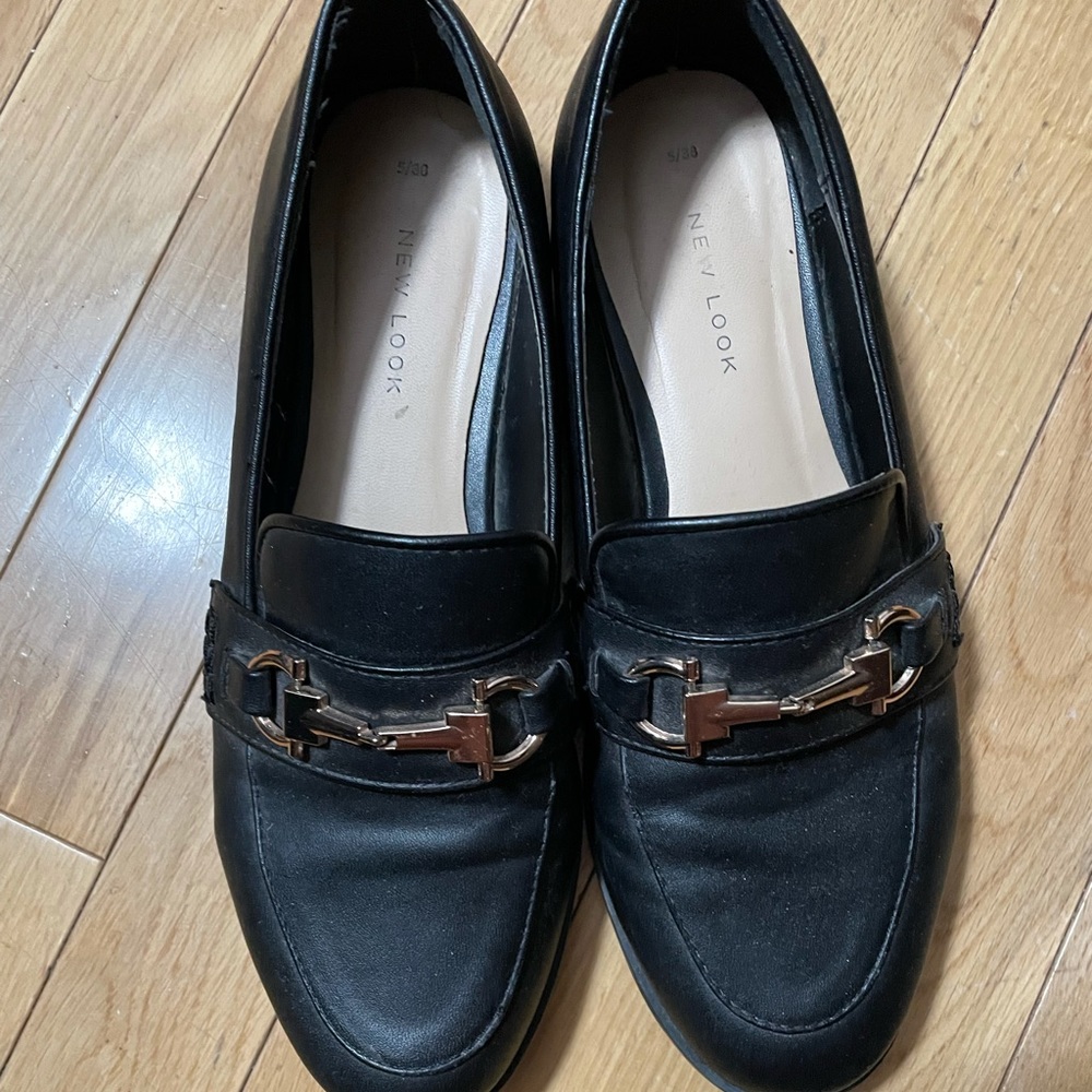 ASOS black loafers